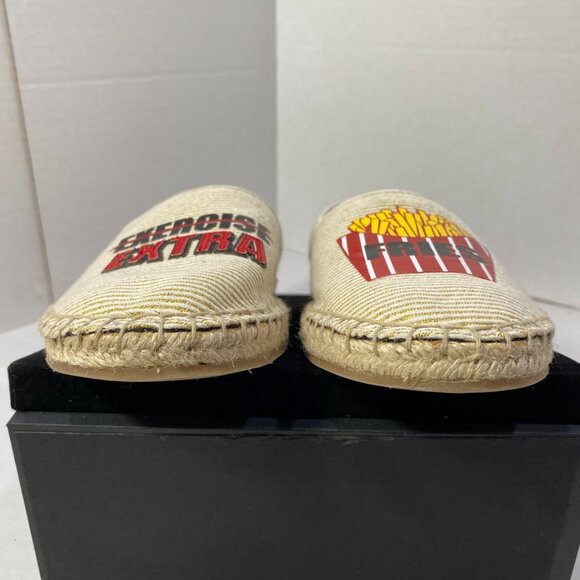 Circus by Sam Edelman “Extra Fries” Espadrille Flats White/Gold 7 - Picture 6 of 11